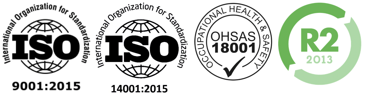 ISO & R2 Certifications ISO & R2 Certifications
